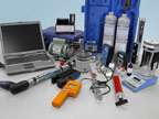 Indoor Air Quality Sampling Equipment - Click to enlarge